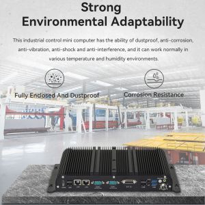 Intel Core I5 1155G7 4 Cores 8 Threads Fanless Industrial PC With 6COM WiFi And