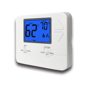 Riseem 24V RF PTAC Thermostat Wireless PTAC Thermostat 2H1C Heat Pump Designed