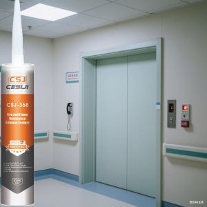 Quality Flame Resistant Fireproof Silicone Sealant for Windows Doors Glazing Flexibility for sale