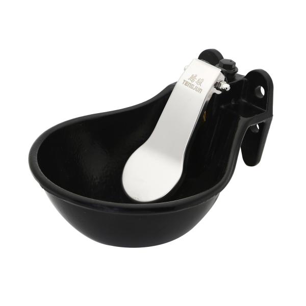 Buy 1.5L Enamelled Cast Iron Cattle Water Bowls Pipe Mounting at wholesale prices