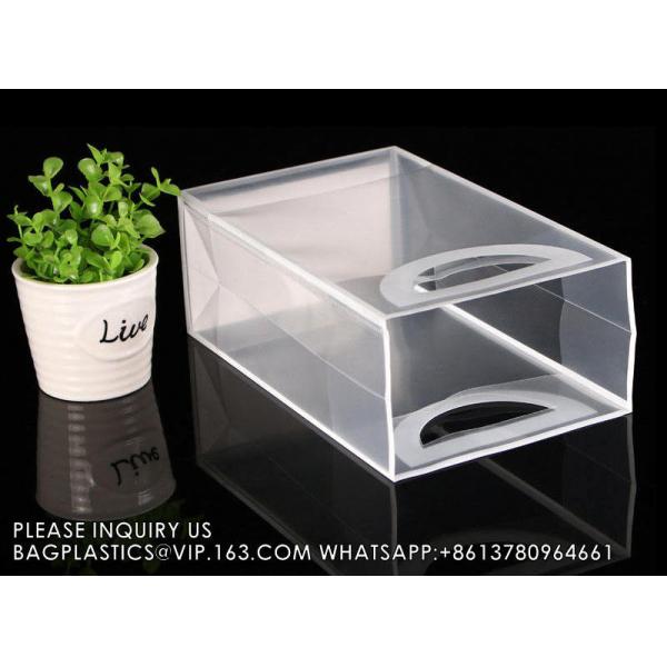 Plastic Tote Bags, Shopping Bags Gift Packaging Bags, PP Environmental Protection Frosted Transparent Bags Custom LOGO