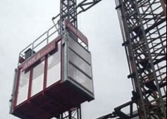Buy 2700kg Construction Twin Cage Passenger Hoist Man Lift 36m/Min at wholesale prices