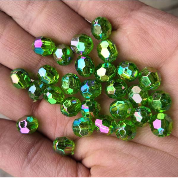 wholesale 3mm-16mm acrylic AB color bubble dazzling color pineapple corner bead DIY bead handicraft bag accessories