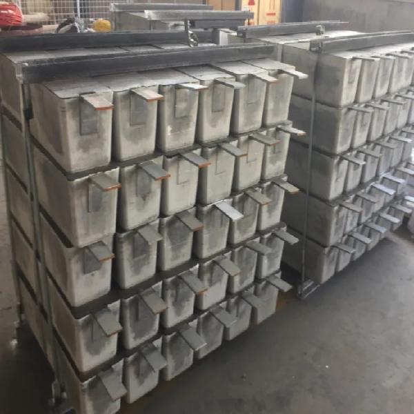 Buy AL Alloys Sacrificial Anode System For Optimal Corrosion Control And Performance Casted From High-Voltage And High-Potential Alloy Meet The Standard GALVALUM III at wholesale prices