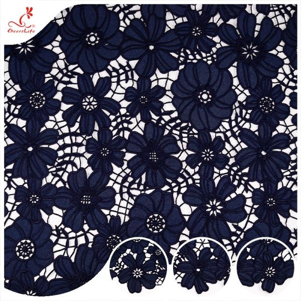 Buy Custom Polyester Water Soluble Lace For Embroidery Printing at wholesale prices