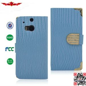 Newest 100% Qualify Luxury Genuine Crocodile Leather Wallet Cover Cases For HTC