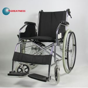 Quality Durable Aluminum Manual Wheelchair Plastic Handwheel United Brake QK869L for sale