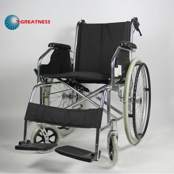 Durable Aluminum Manual Wheelchair Plastic Handwheel United Brake QK869L