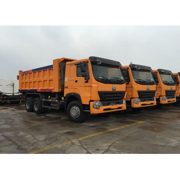 30 - 40 Tons SINOTRUK Dump Truck LHD 371HP 6X4 For Loading Construction Material