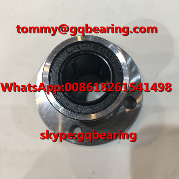 Buy Gcr15 steel LMF16UU Round type Rubber Sealed Flange Linear Ball Bearing at wholesale prices