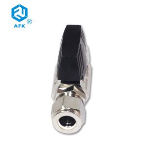 Stainless Steel Two Piece Ferrule Ball Valve AFK Threaded