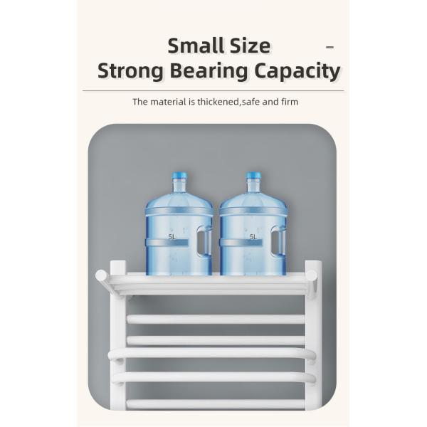 Electric Heated Space Aluminum Bathroom Towel Warmer and Drying Rack for Modern Design