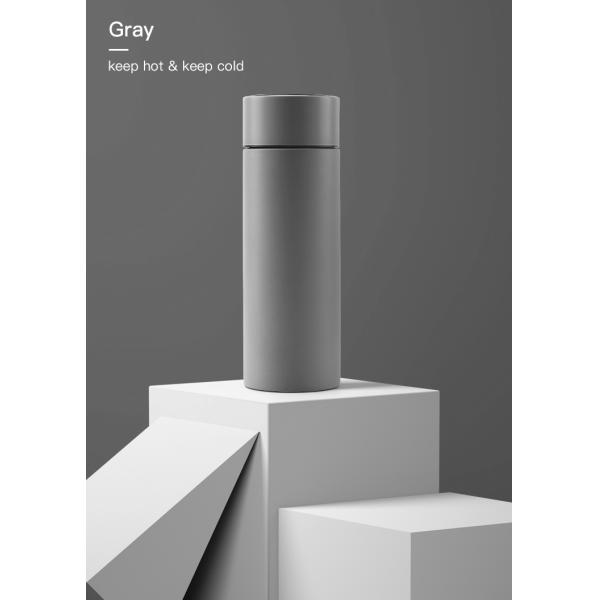 10OZ New Style Stainless Steel Vacuum Insulated Led Temperature Display Water Bottle Smart Water Flask