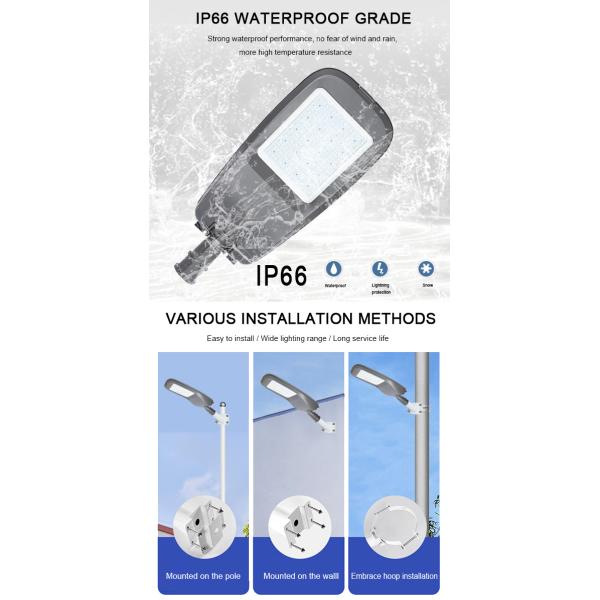 6500K LED Street Lamp Multi Power 120W 150W 180W Waterproof Outdoor