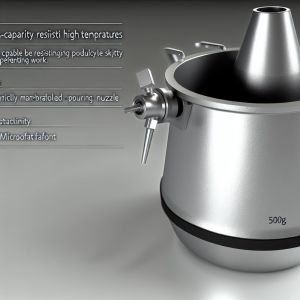 High Temperature Resistance Silicon Carbide Graphite Crucible with Pouring