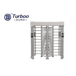 Fingerprint Full Height Turnstile Stainless Steel Single Pass Site