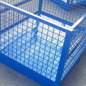 Customized Stackable Wire Container for Heavy Duty Storage and Transport