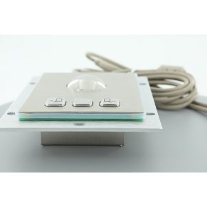 Waterproof 304 Stainless Steel Pointing Device Industrial Mechanical Trackball