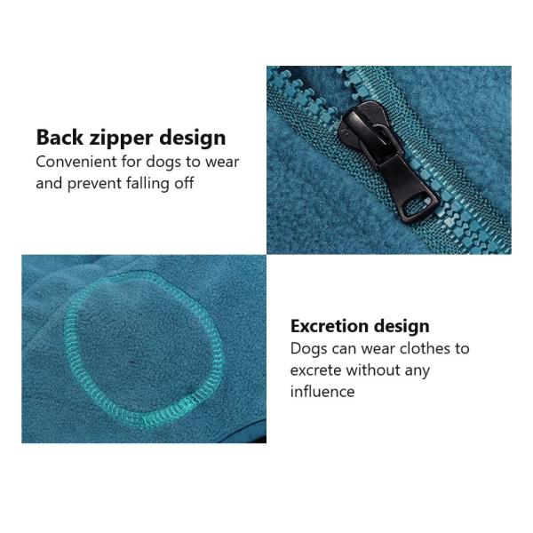 Clothes for Pets Large and Small Puppy Dog Winter Sweater Dress Made of Polar Fleece