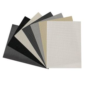 Garden Outdoor 5% Openness Shade Window Sunscreen Fabric Flame Retardant UV Proof