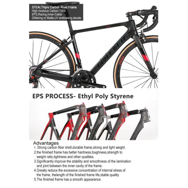 Rim Brake T900 Carbon Frame Road Bike Aero Racing Full Inner Cables