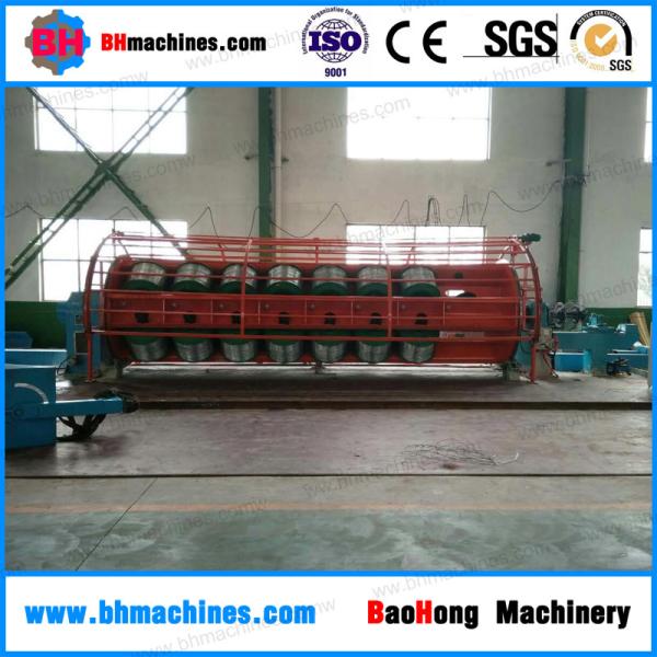 Energy save bare copper wire rigid frame stranding machine For Cable Assemblies