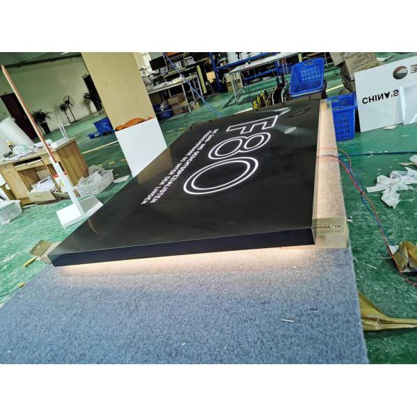 Factory Price Stainless Steel Advertising Light Box Outdoor Double Sides Led Light Box