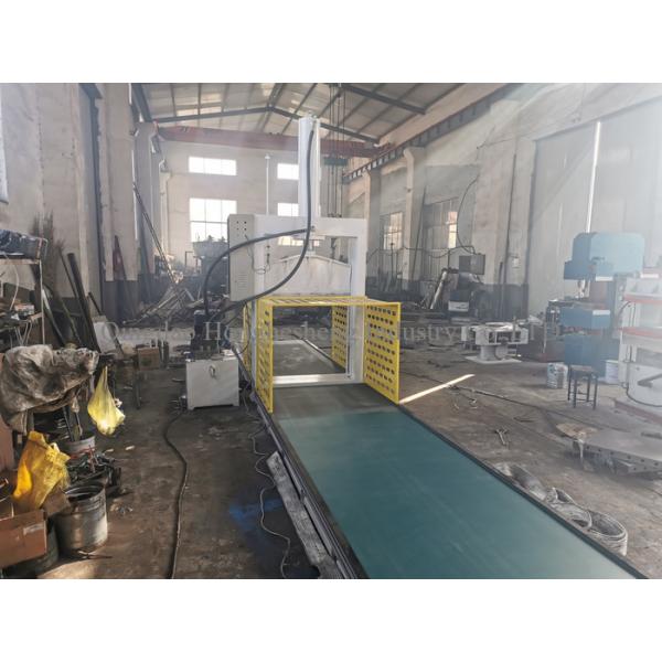 XQL-80 Hydraulic Press Rubber Bale Cutter Single Knife 11KW