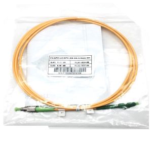 Quality 2M Master Patch Cord Optical Fiber OS2 Simplex FC/APC To LC/APC Low Insertion Loss for sale