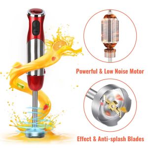 Multifunctional Stick Hand Blender 12 Speed Immersion Blender