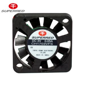 Plastic LCP 94V0 CH1703VFS 17x3mm PWM Cooling Fan