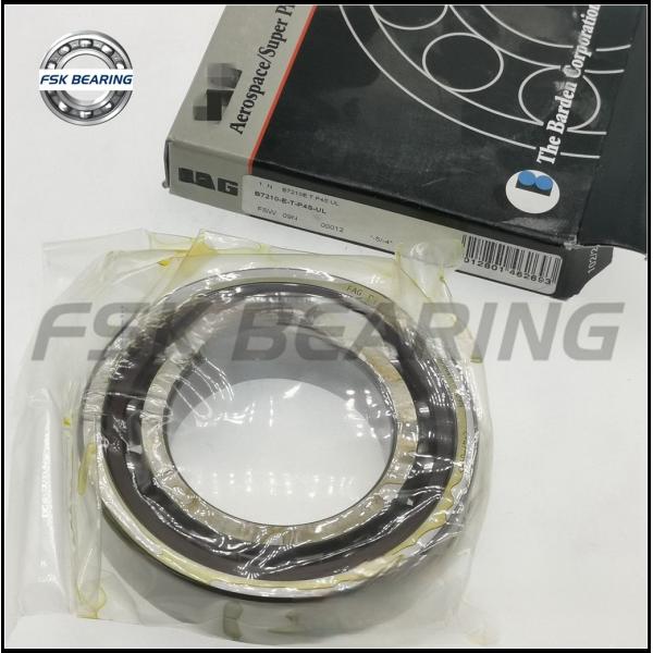 Single Row B7210-E-T-P4S-UL Angular Contact Ball Bearing 50*90*20 mm With Large Steel Balls