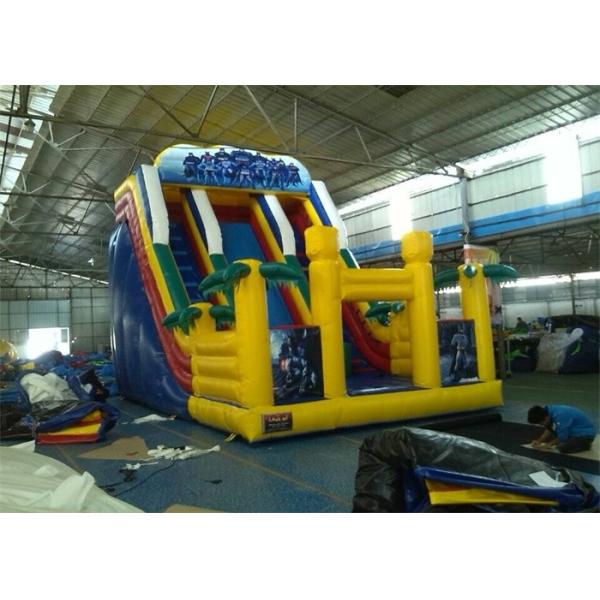 Renting 7M Height Giant Commercial Inflatable Slide With CE / UL Blower