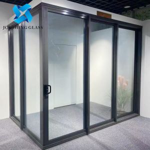 Customized 4mm+0.76PVB+4mm Laminated Glass Sliding Doors