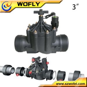 200P Plastic Underwater Solenoid Valve NBR Seal For Irrigation