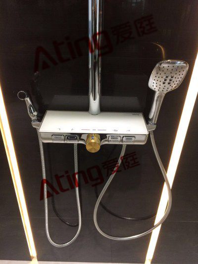thermostatic shower sets Luxury Rain Shower faucets with hand shower bidet faucet water outlet AT-H001