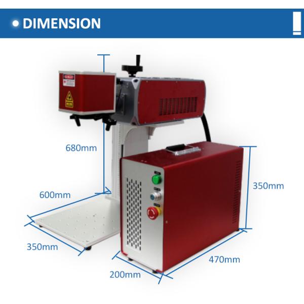 20W 30W 50W CO2 Desktop Laser Marking Machine for Wood, Leather, and Non-metallic Materials.