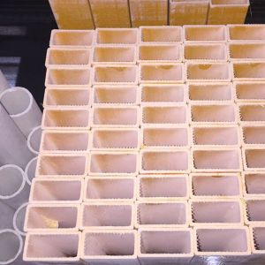 Quality Insulated Fireproof FRP Hollow Column 50*60mm With Good Compactness for sale