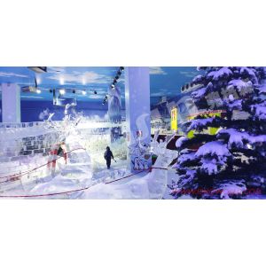 1500kg Automatic Scenery Snow Falling Machine with Video Outgoing-Inspection