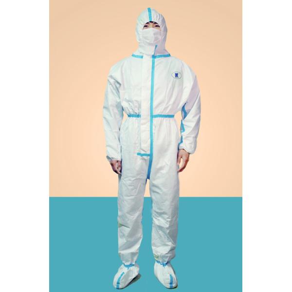 Buy Hospital Work Disposable Protective Coverall Asbestos Suits Eco Friendly at wholesale prices
