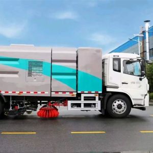 4x2 Dongfeng Road Sweeper Sanitation Truck with Pure Electric Power