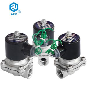 AC380V Diaphragm Stainless Steel Solenoid Valve Pilot Operating