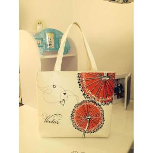 canvas shopping bag/ custom printed recycled shopping bag