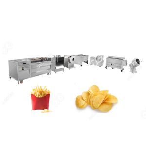 Small Scale Chips making Machine , Potato Chips Manufacturing Plant Fully