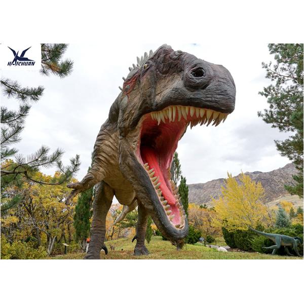 Zoo Playground Dinosaur Lawn Decorations Robotic Life Size Dinosaur Models