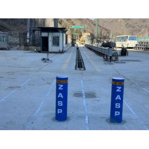 Fixed Bollard 800mm Intercept Height 3mm-5mm Thickness Yellow