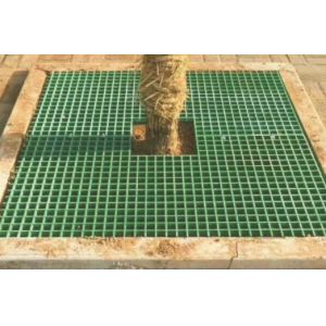 Environment Friendly Tree Roots FRP Grating Panels For Fixing Soil And Reducing