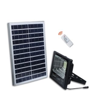 Weather Proof Solar Powered LED Flood Light Ip66 Die Cast Aluminum Shell