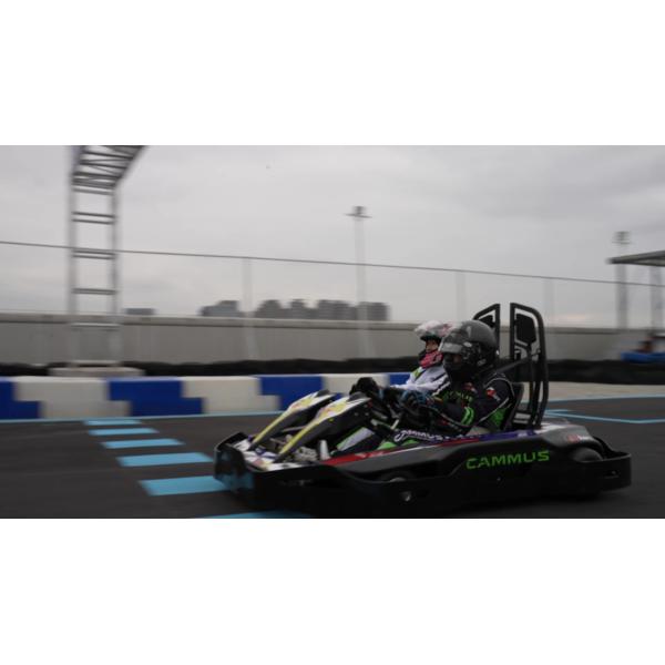 9kw Electric Single Motorized Go Kart 3000RPM For 10 Year Olds Kids