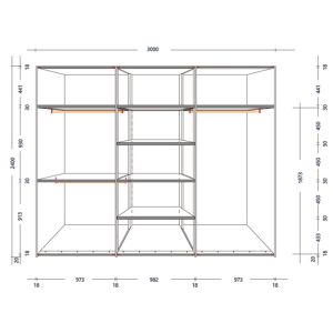 Black 70AF Shop fittings Aluminum Structural Frame